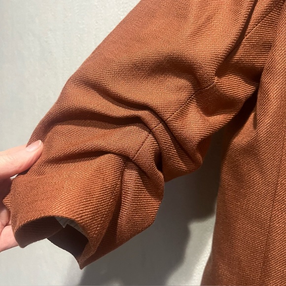 Veronica Beard Women's Rupert Dickey Camel Brown Blazer Double Breasted Sz 12 - Picture 5 of 16